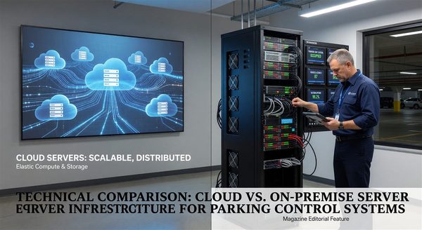 Cloud architecture diagram for parking access control system management