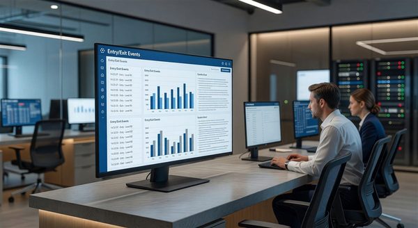 Parking access control software dashboard showing permit management and lane status