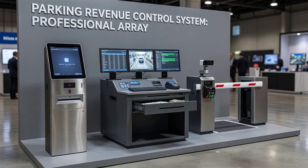 Parking revenue control system with entry terminal and pay-on-foot station